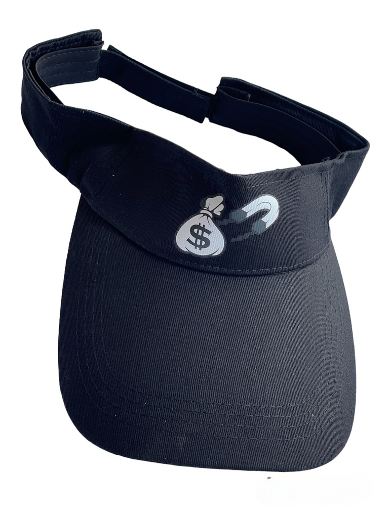 Bag Magnet Sun Hat  Black with Logo Unisex