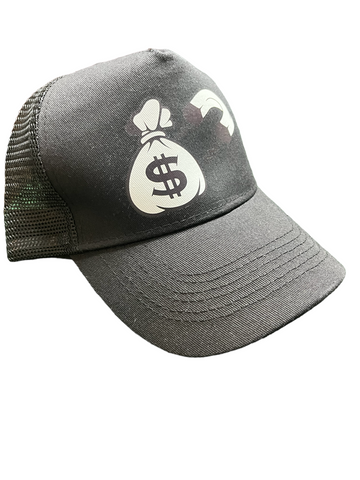 Bag Magnet Trucker Hat Black with Logo