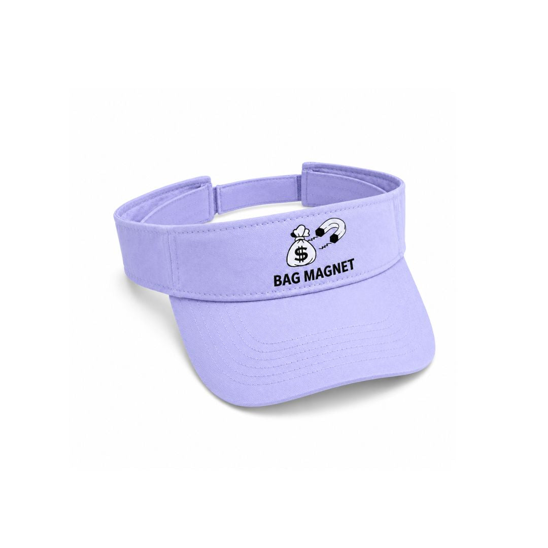 Bag Magnet Sun Hat  White with Logo Unisex