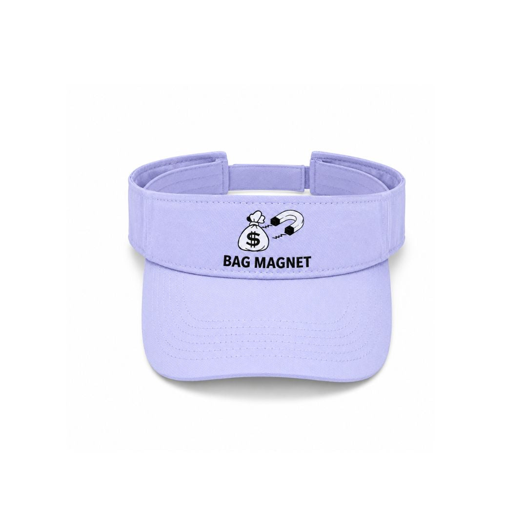 Bag Magnet Sun Hat  White with Logo Unisex