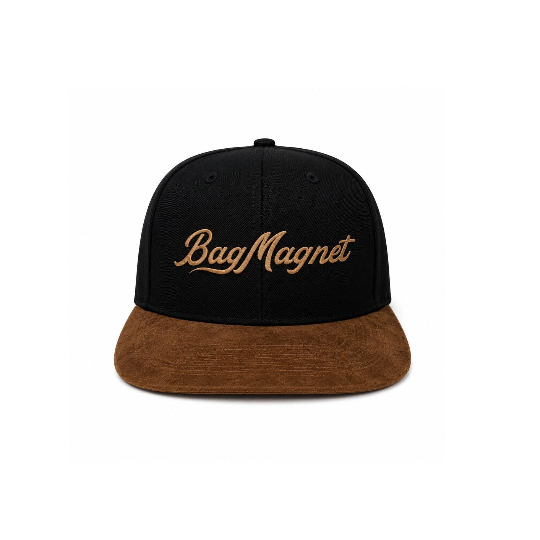 BAG MAGNET™ — MOCHA SUEDE SNAPBACK