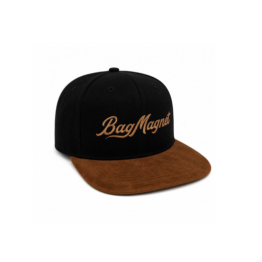 BAG MAGNET™ — MOCHA SUEDE SNAPBACK