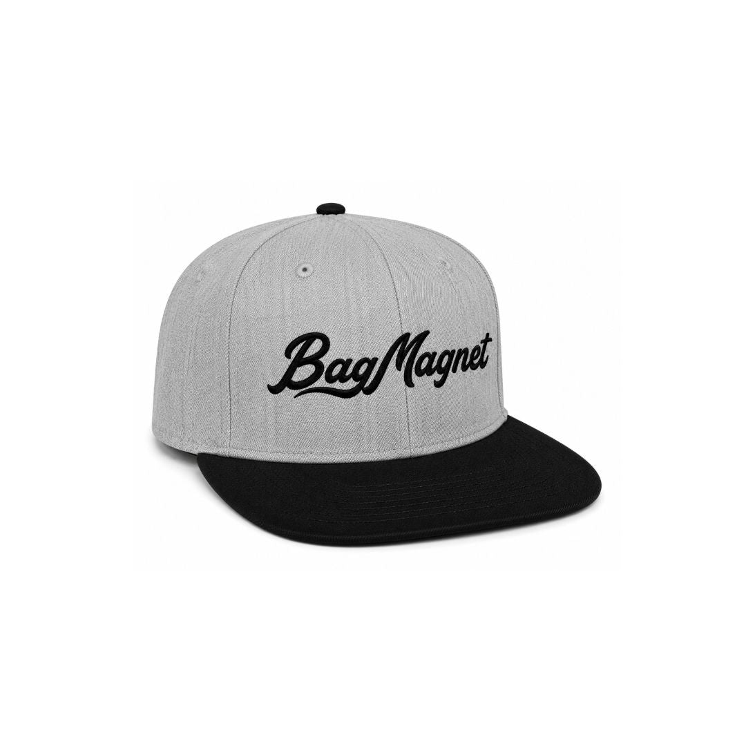 BAG MAGNET™ — BLACK & GREY SNAPBACK